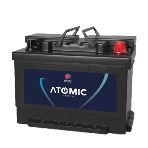 باتری خودرو 74 آمپر اتمیک قالب L3 سپاهان باتری